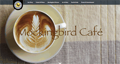 Desktop Screenshot of mockingbirdcafe.com